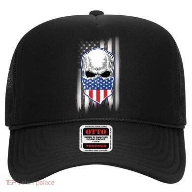 American Skull Bandana Hat