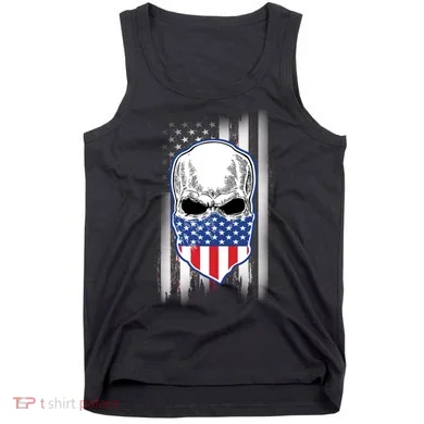 American Skull Bandana Tank Top