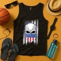 American Skull Bandana Tank Top thumb 4