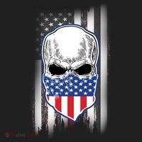 American Skull Bandana Golf Towel thumb 3