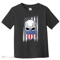 American Skull Bandana Toddler T-Shirt thumb 0