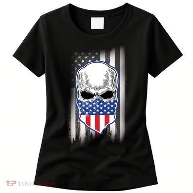 American Skull Bandana Women's T-Shirt