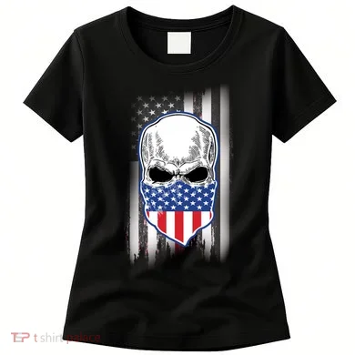 American Skull Bandana Women's T-Shirt