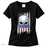 American Skull Bandana Women's T-Shirt thumb 0