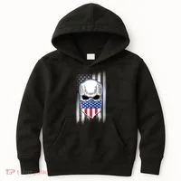 American Skull Bandana Kids Hoodie thumb 0