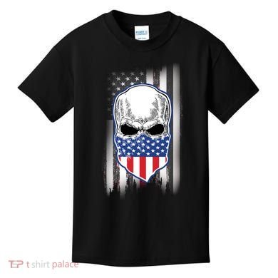 American Skull Bandana Kids T-Shirt