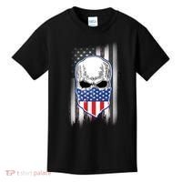 American Skull Bandana Kids T-Shirt thumb 0
