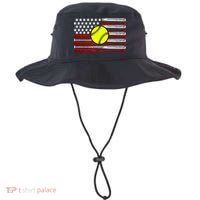 American Softball Flag Bucket Hat thumb 0