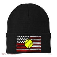 American Softball Flag Beanie thumb 0