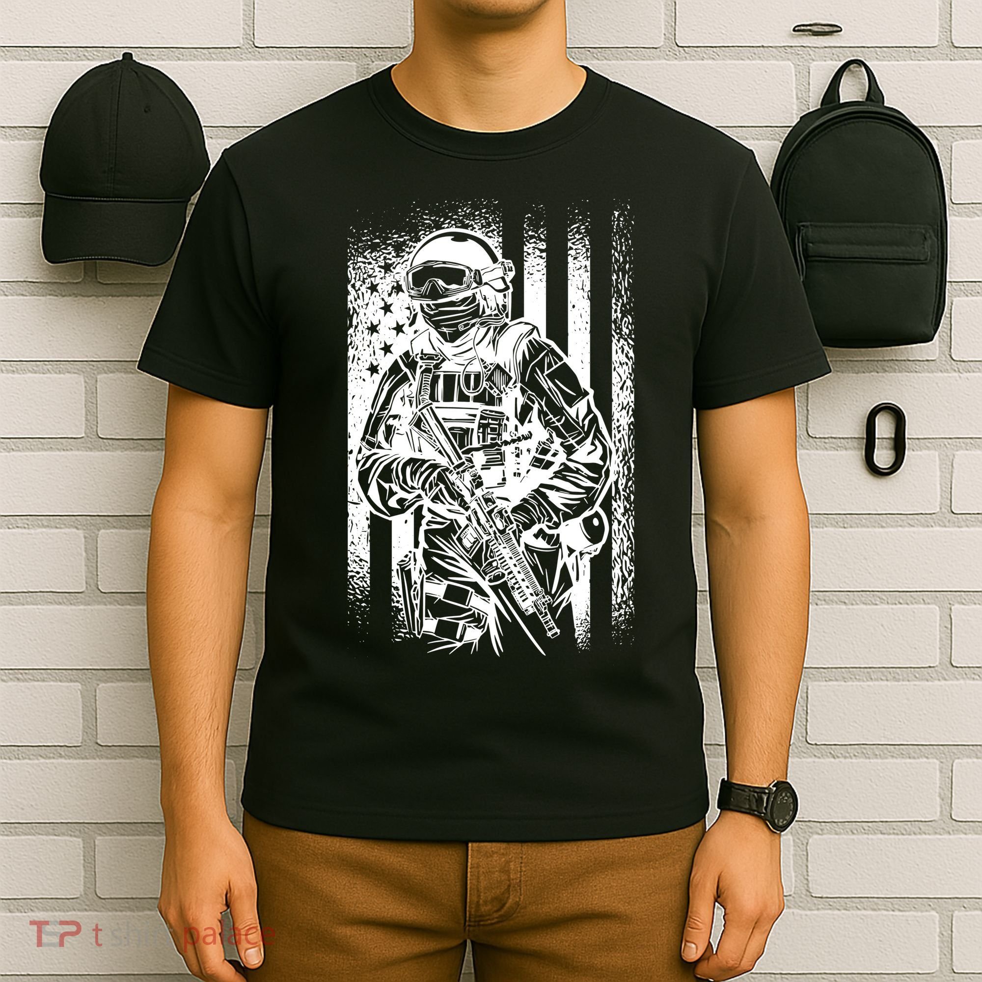 American Soldier Vintage T-Shirt