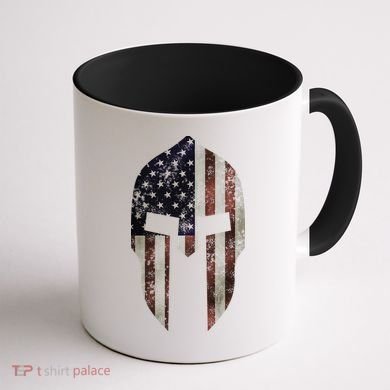 American Spartan Coffee Mug back