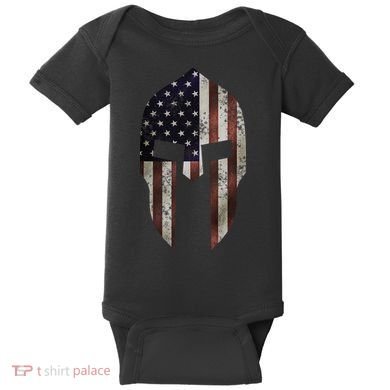 American Spartan Baby Bodysuit