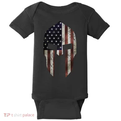 American Spartan Baby Bodysuit