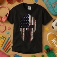 American Spartan Kids T-Shirt thumb 3