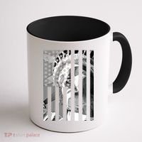 American Statue Of Liberty Flag Coffee Mug thumb 1