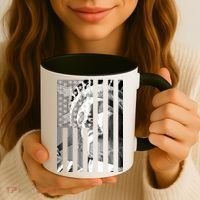 American Statue Of Liberty Flag Coffee Mug thumb 3