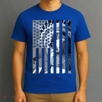 American Statue Of Liberty Flag T-Shirt thumb 3