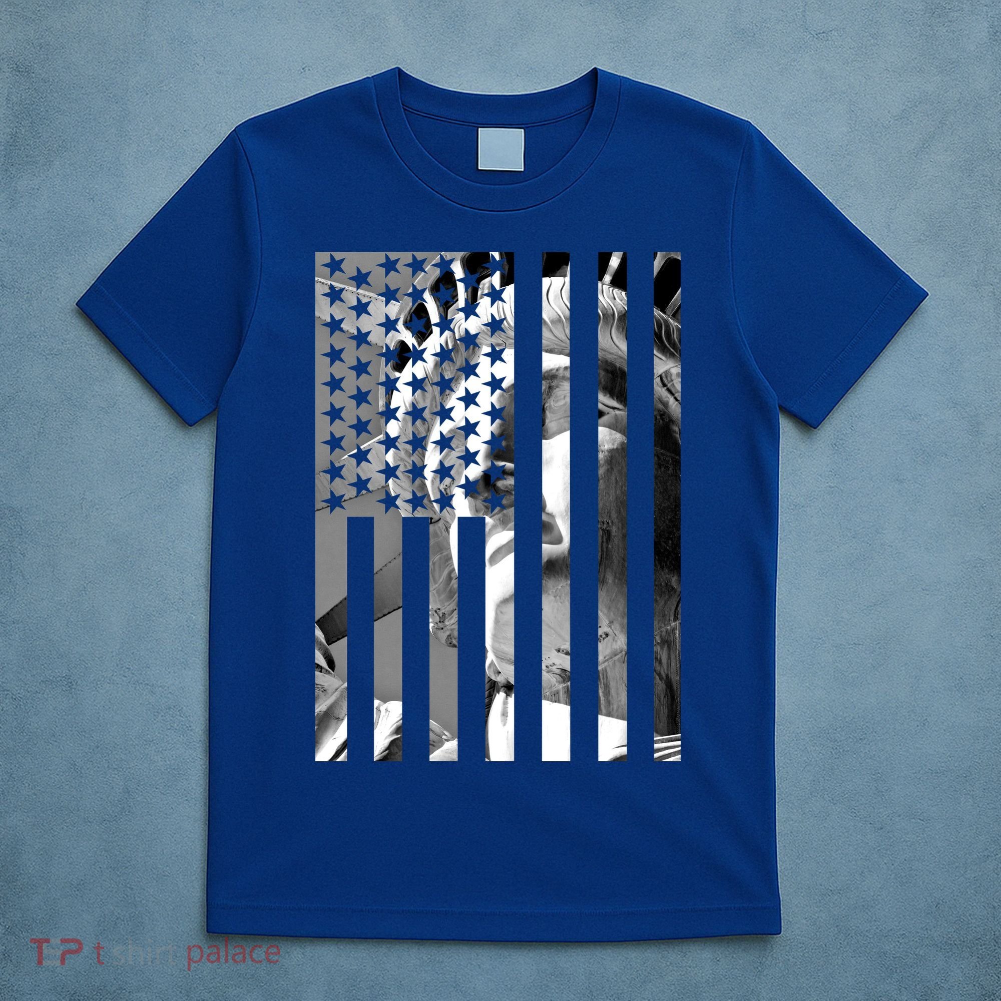 American Statue Of Liberty Flag T-Shirt