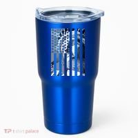 American Statue Of Liberty Flag Tumbler thumb 0