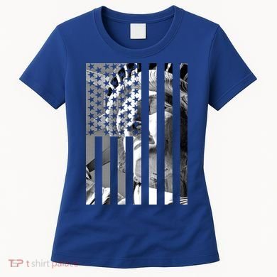 American Statue Of Liberty Flag Women's T-Shirt