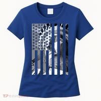 American Statue Of Liberty Flag Women's T-Shirt thumb 0