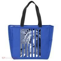 American Statue Of Liberty Flag Tote Bag thumb 0