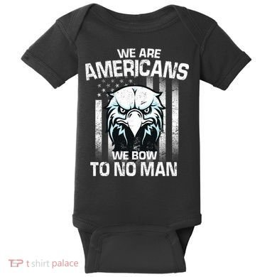 American Strong Baby Bodysuit