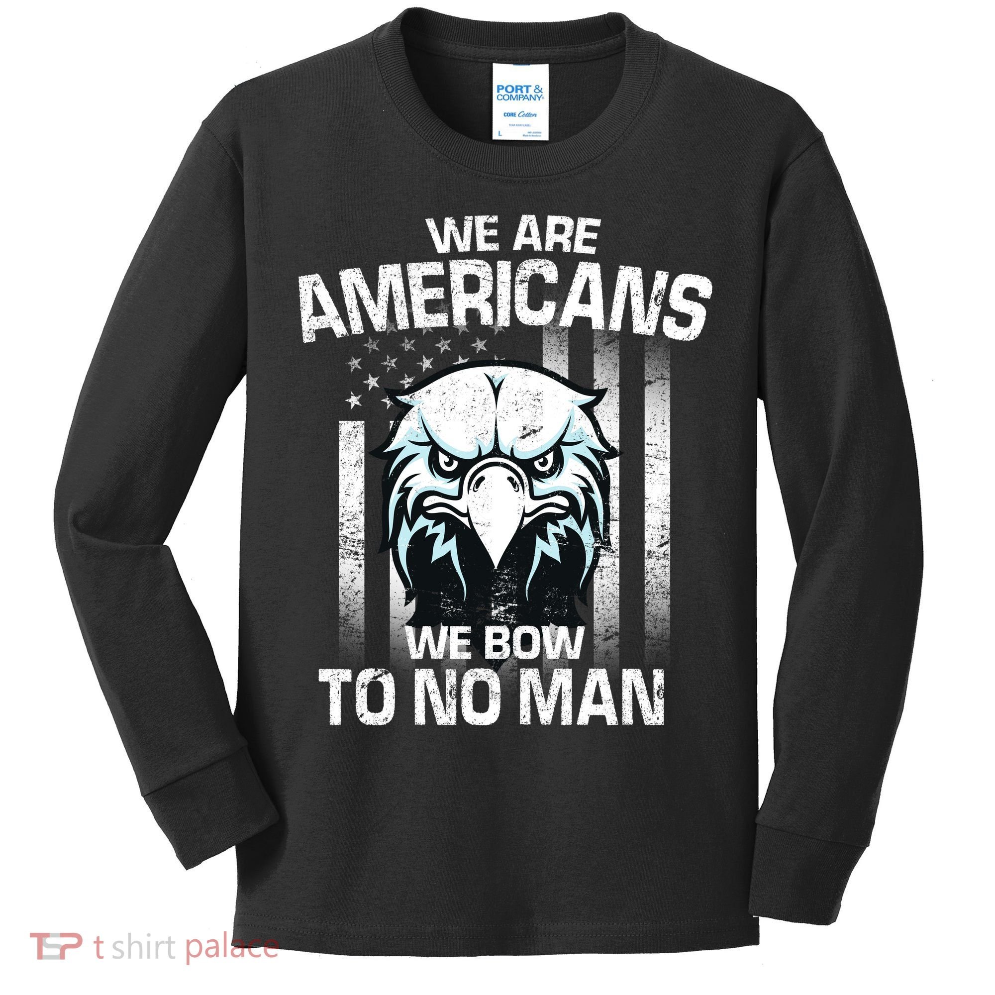 American Strong Kids Long Sleeve Shirt