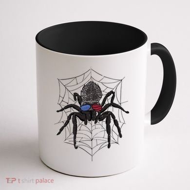 American Tarantula Spider Coffee Mug back