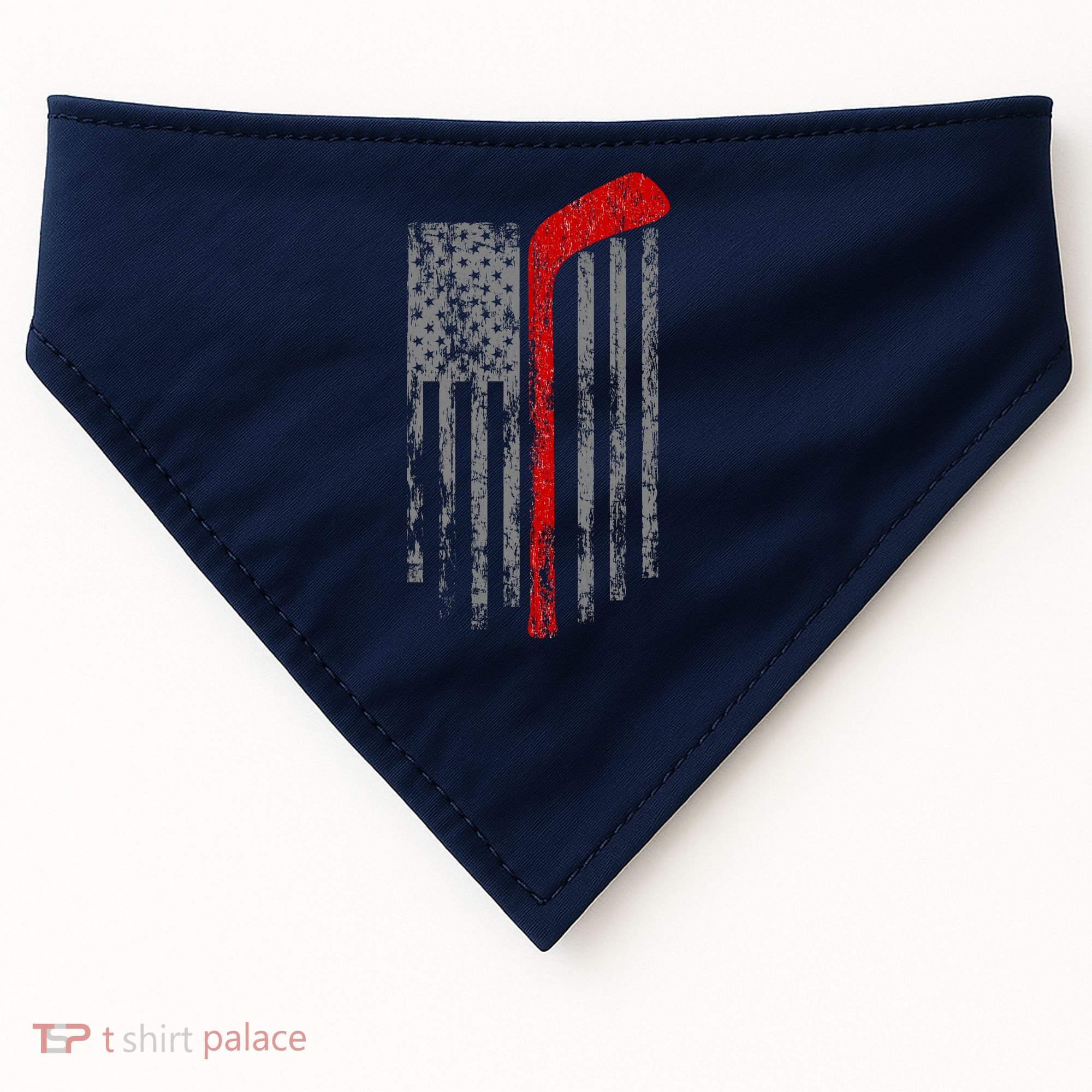 American Team Hockey USA Flag USA-Made Doggie Bandana