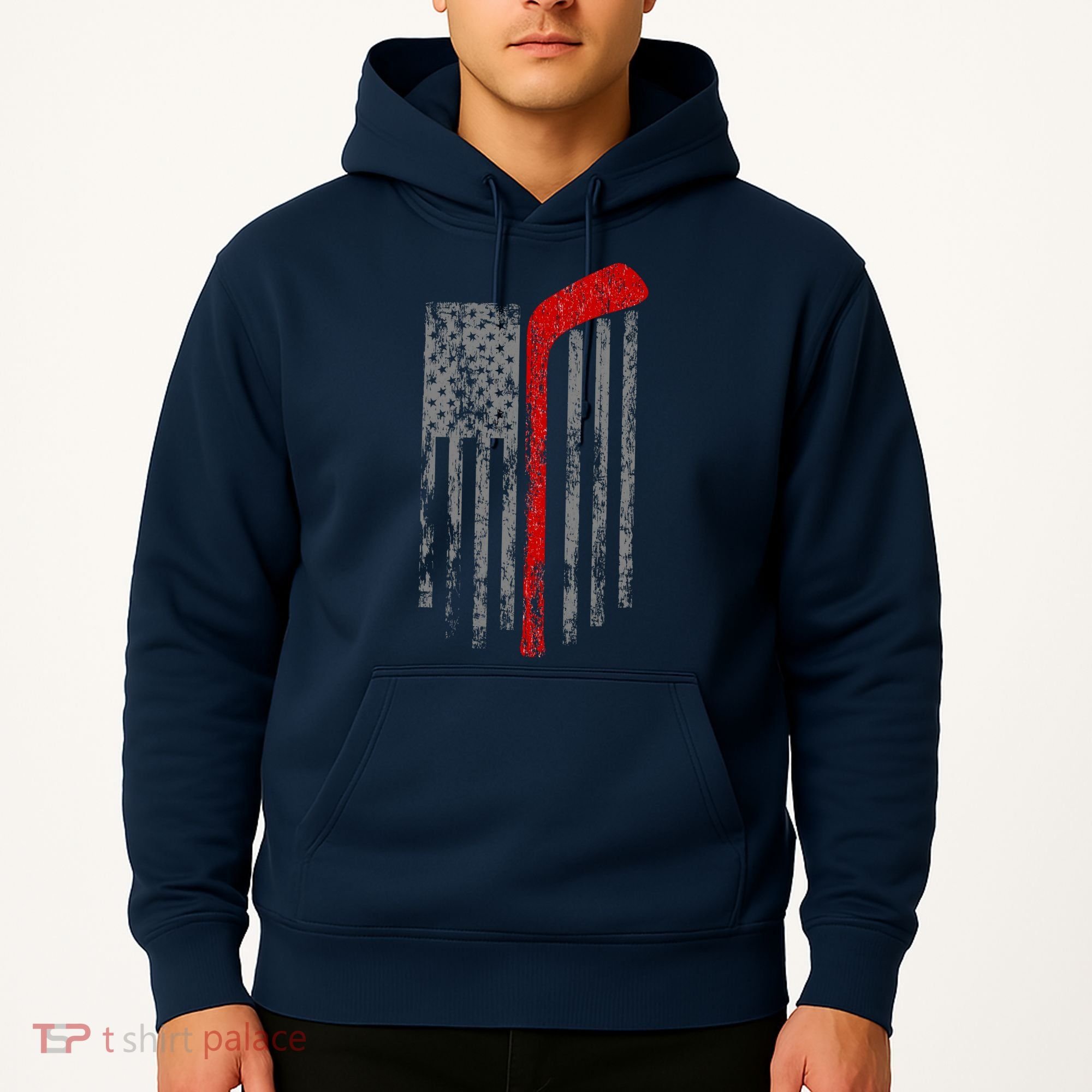 American Team Hockey USA Flag Hoodie