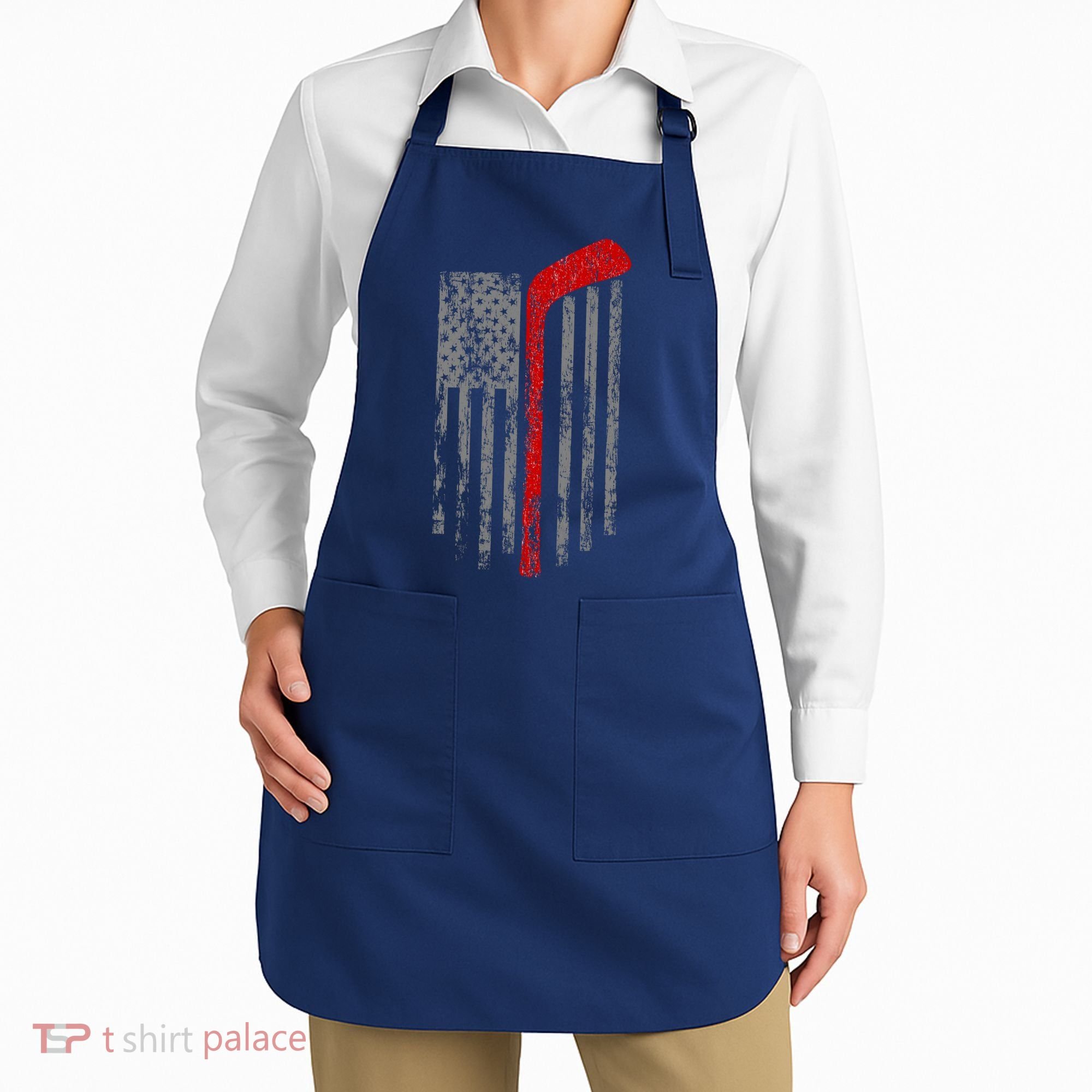 American Team Hockey USA Flag Apron
