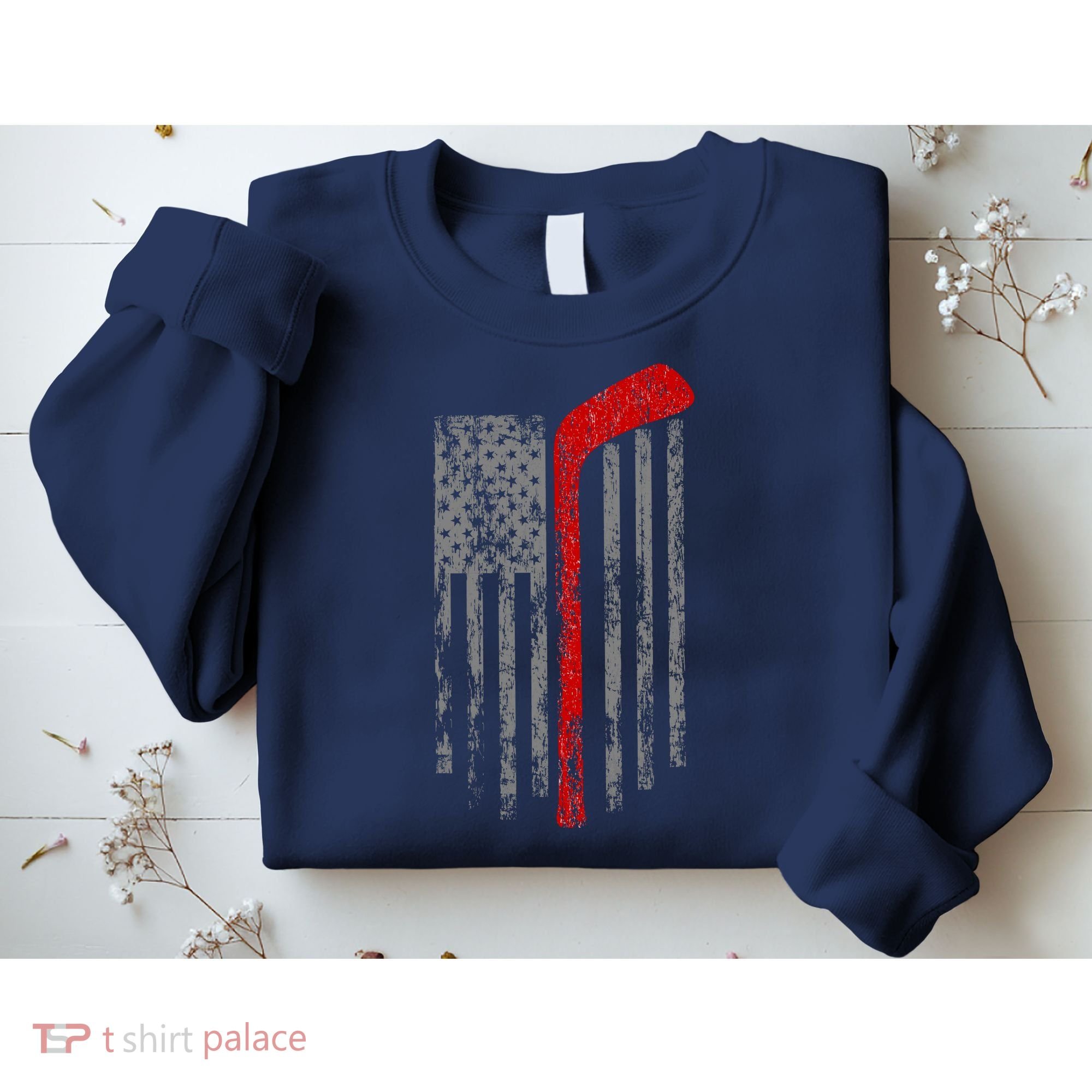 American Team Hockey USA Flag Sweatshirt