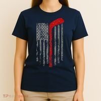 American Team Hockey USA Flag T-Shirt thumb 4