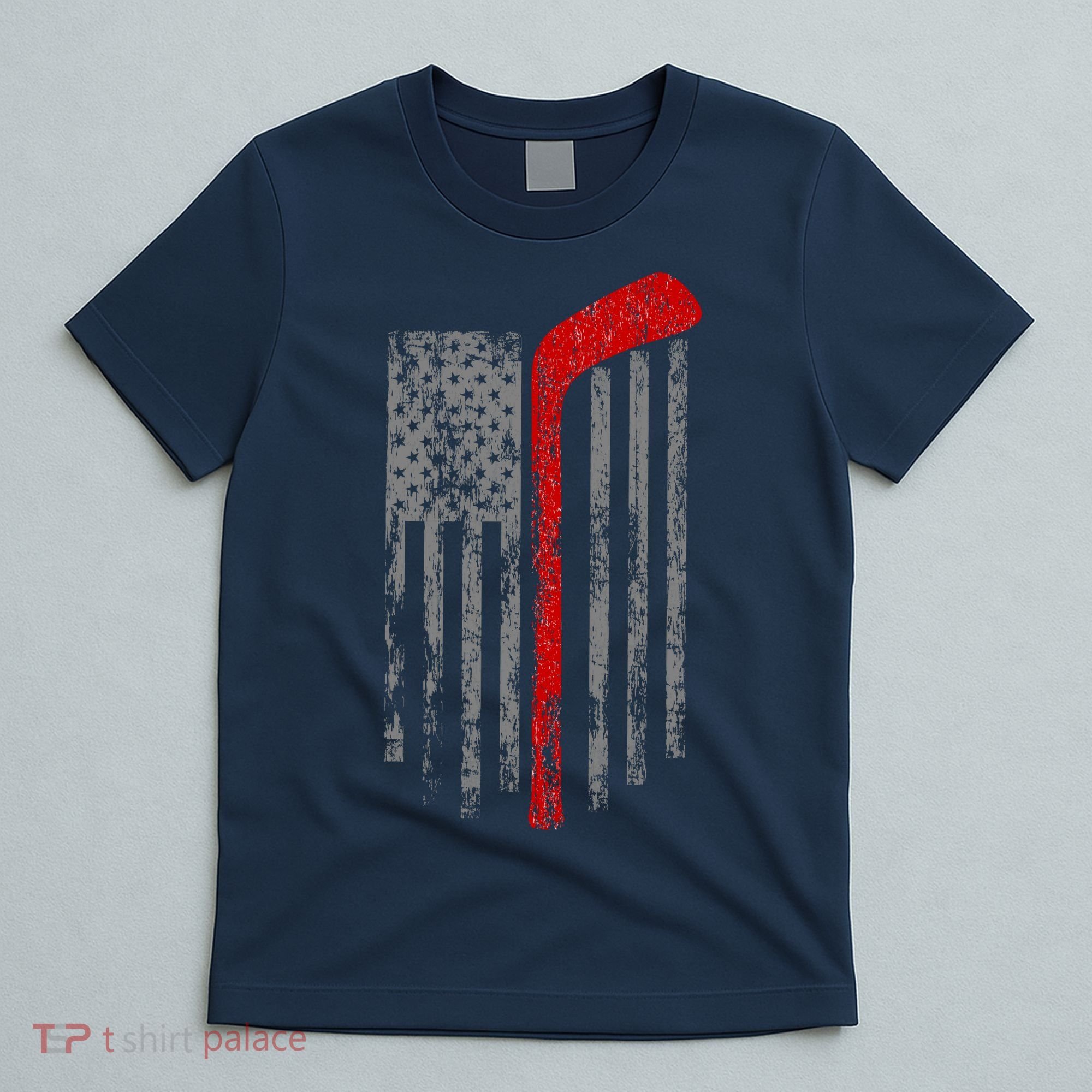 American Team Hockey USA Flag T-Shirt