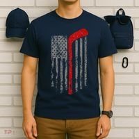 American Team Hockey USA Flag T-Shirt thumb 6