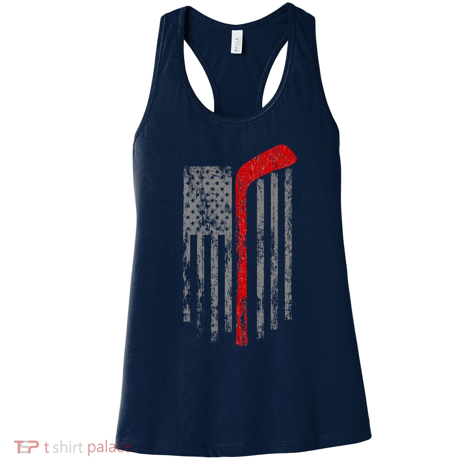 American Team Hockey USA Flag Women's Tank Top