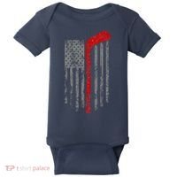 American Team Hockey USA Flag Baby Bodysuit thumb 0