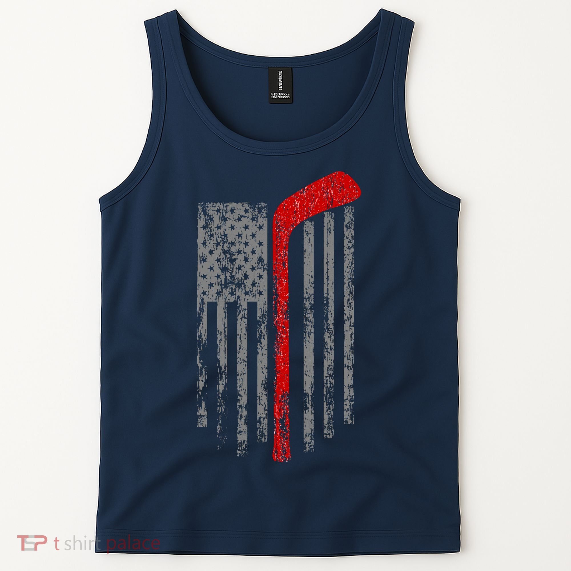 American Team Hockey USA Flag Tank Top