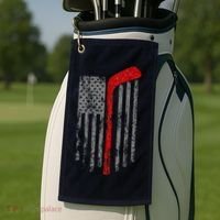 American Team Hockey USA Flag Golf Towel thumb 2