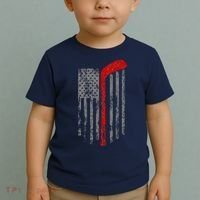 American Team Hockey USA Flag Toddler T-Shirt thumb 2