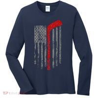 American Team Hockey USA Flag Women's Long Sleeve Shirt thumb 0