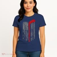 American Team Hockey USA Flag Women's T-Shirt thumb 4