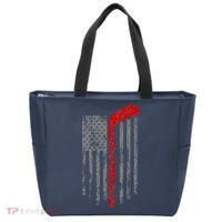 American Team Hockey USA Flag Tote Bag thumb 0