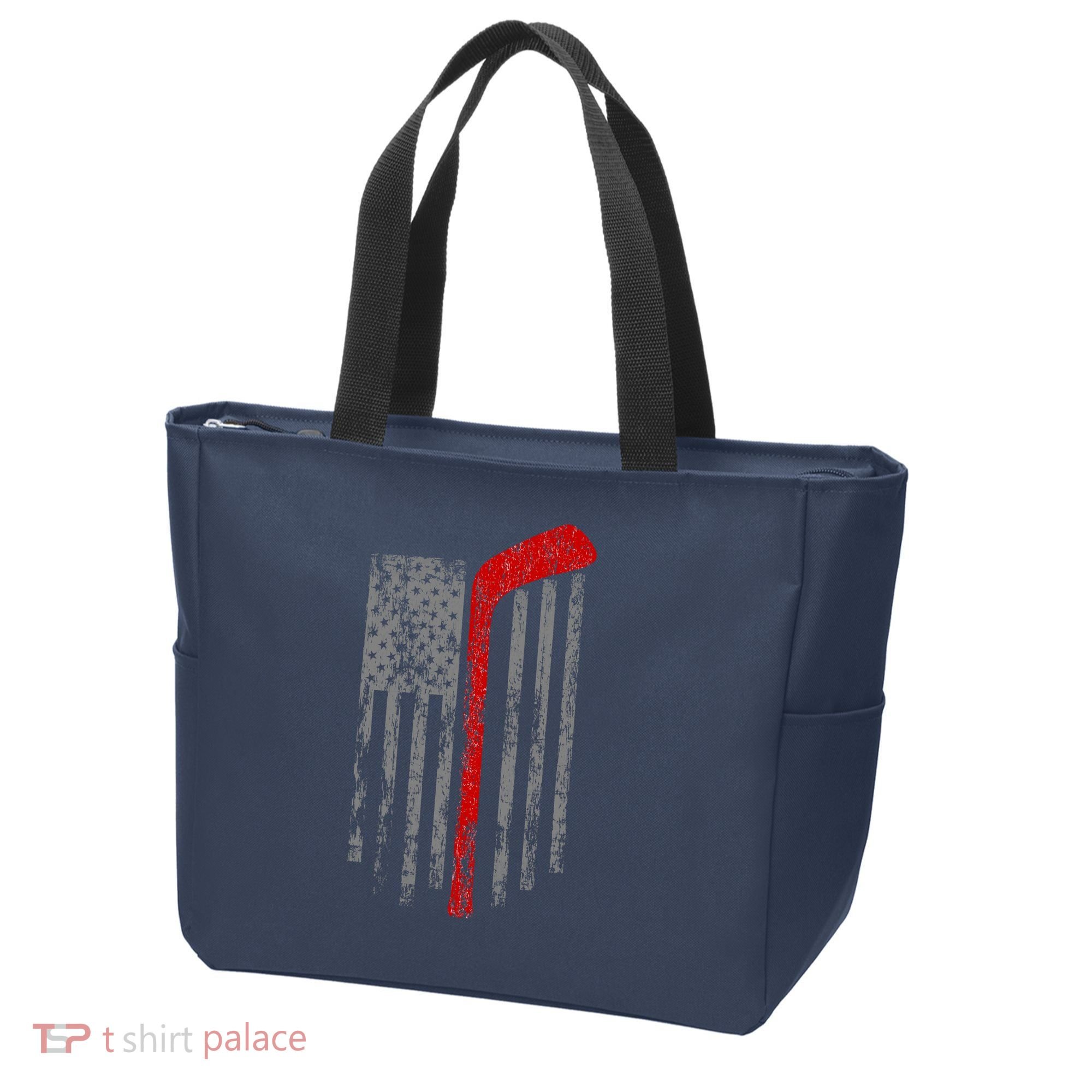 American Team Hockey USA Flag Tote Bag