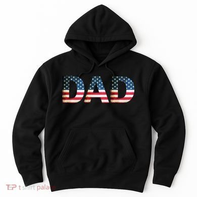 American USA Dad Hoodie