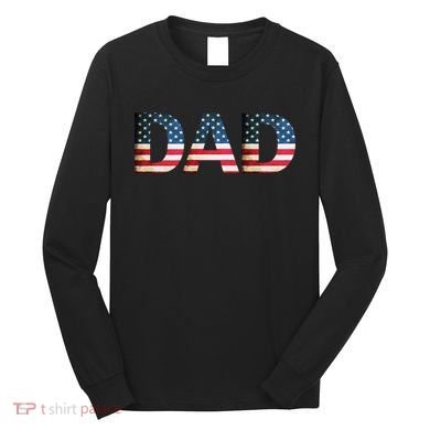American USA Dad Long Sleeve Shirt