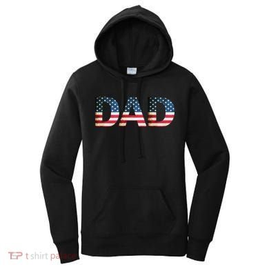 American USA Dad Women's Hoodie
