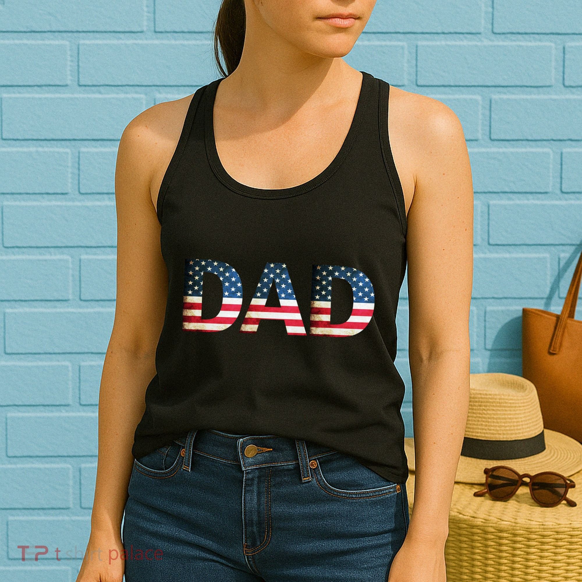 American USA Dad Women's Tank Top