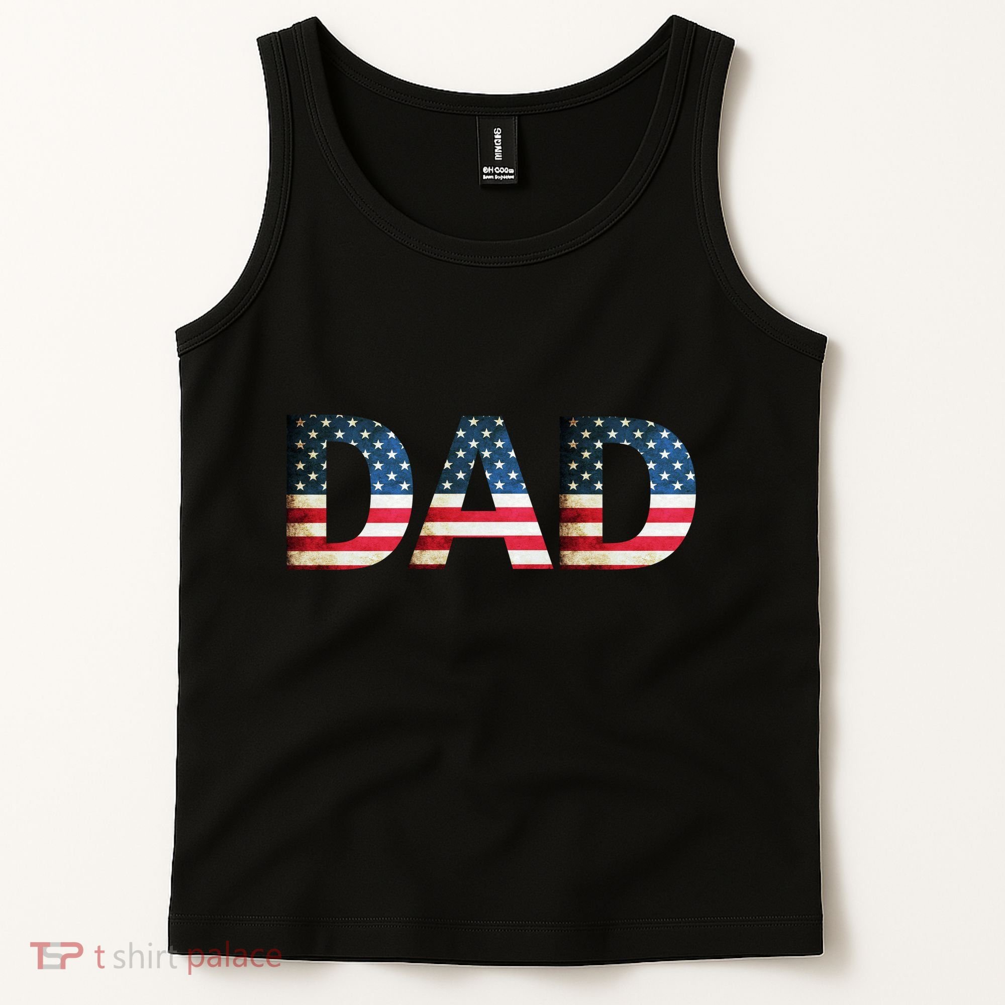 American USA Dad Tank Top